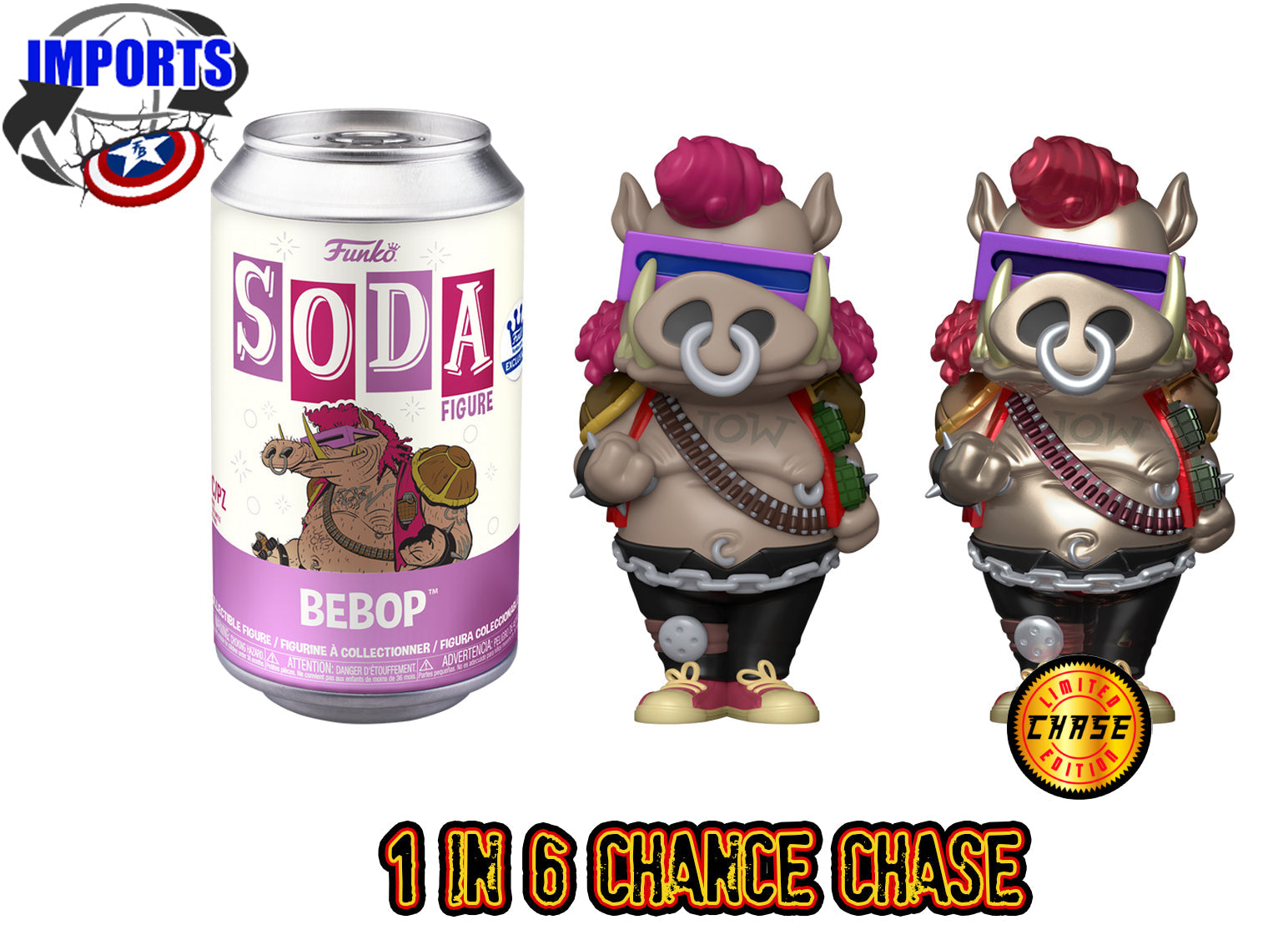 Bebop online Bundle - 1 Chase and 1 Common - Funko Soda