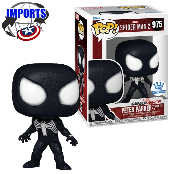 Funko Shop Exclusive Marvel Gamerverse - Spiderman 2: Peter Parker Symbiote Suit Pop! Vinyl (IMPORT)