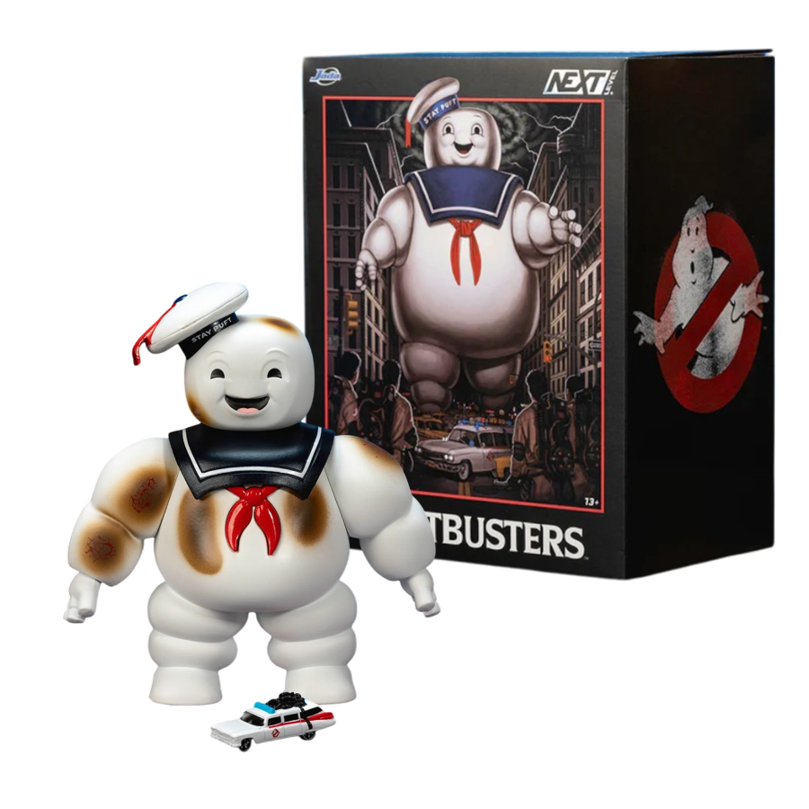 Ghostbusters - StayPuft 6" with Ecto-1 (Next Level) Nano Set