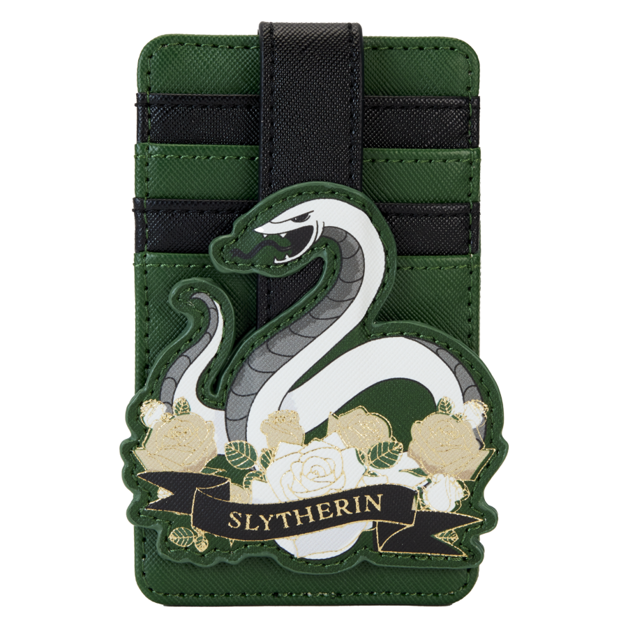 Harry Potter - Slytherin House Floral Tattoo Cardholder