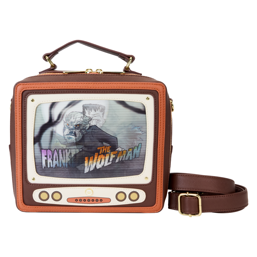 Universal Monsters - Vintage TV Triple Lenticular Crossbody Bag