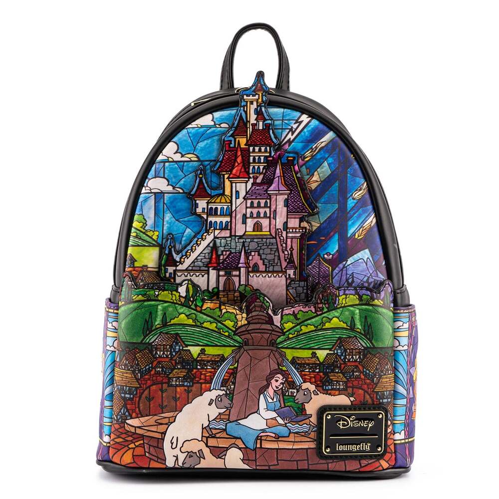 Beauty and The Beast - Belle Castle Series Loungefly Mini Backpack