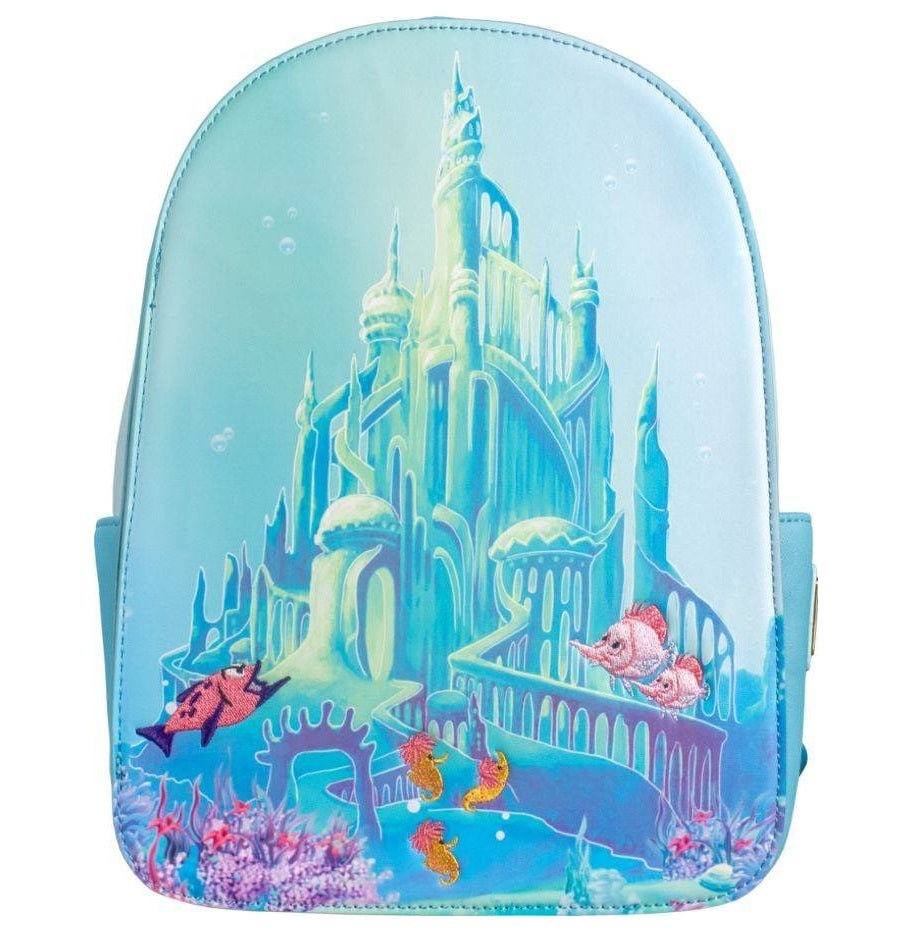 The Little Mermaid (1989) - Castle Snap Flap US Exclusive Loungefly Mini Backpack