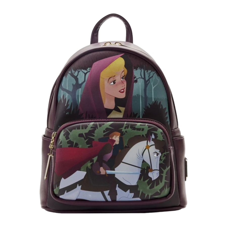 Sleeping Beauty - Aurora Scene Loungefly Mini Backpack
