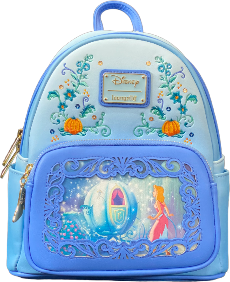 Disney Princess - Cinderella Stories 10" Faux Leather Mini Backpack
