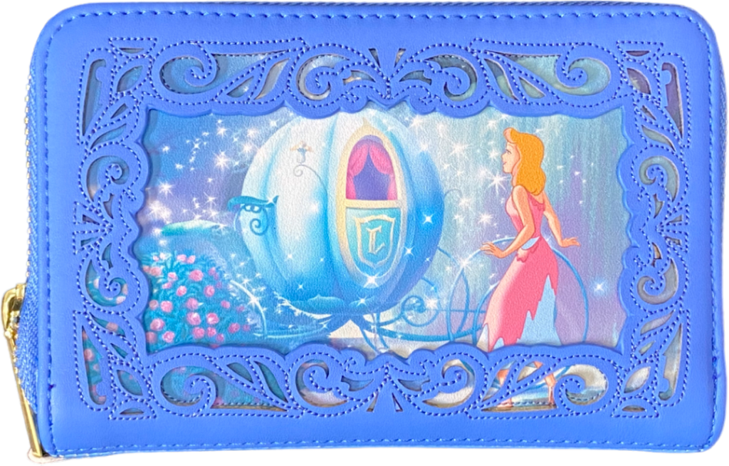 Disney Princess - Cinderella Stories 4" Faux Leather Zip-Around Wallet