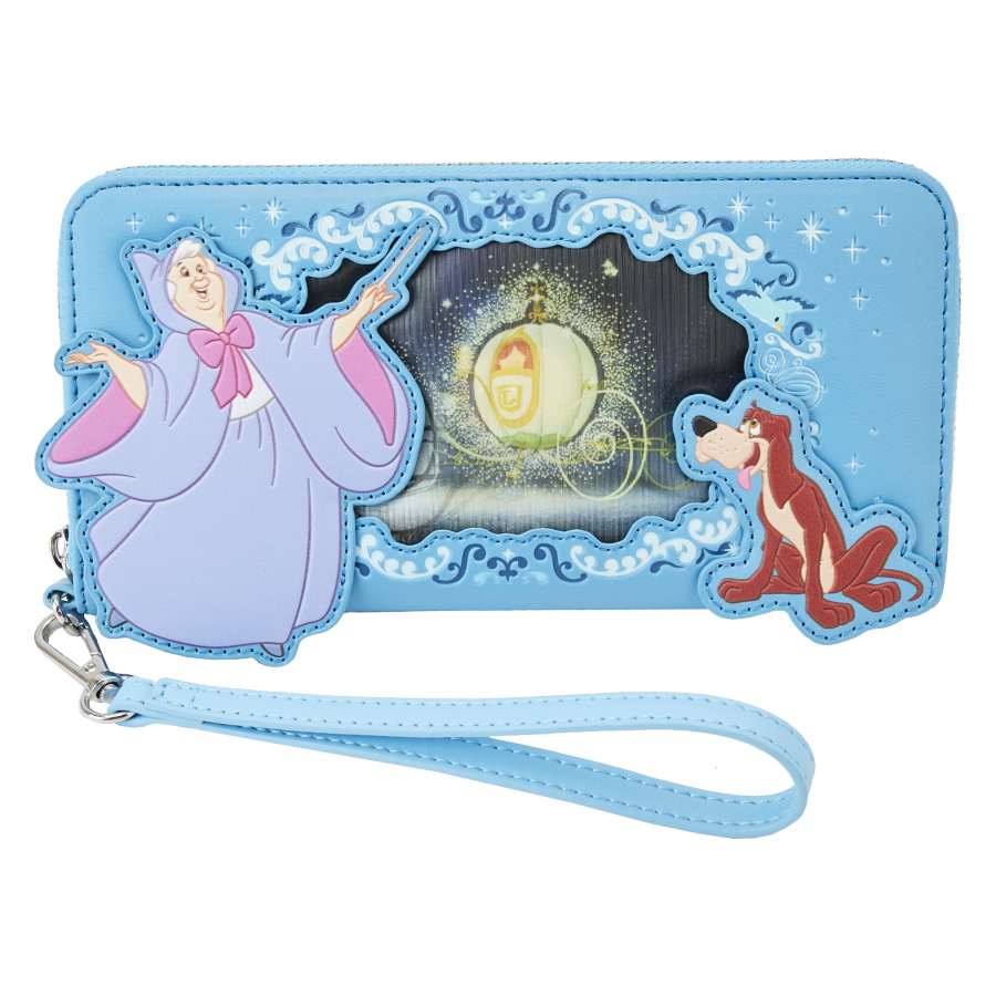 Cinderella - Princess Lenticular Zip Around Wallet