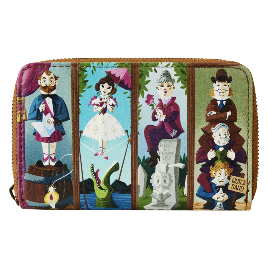 Disney's Haunted Mansion - Portraits Zip Wallet