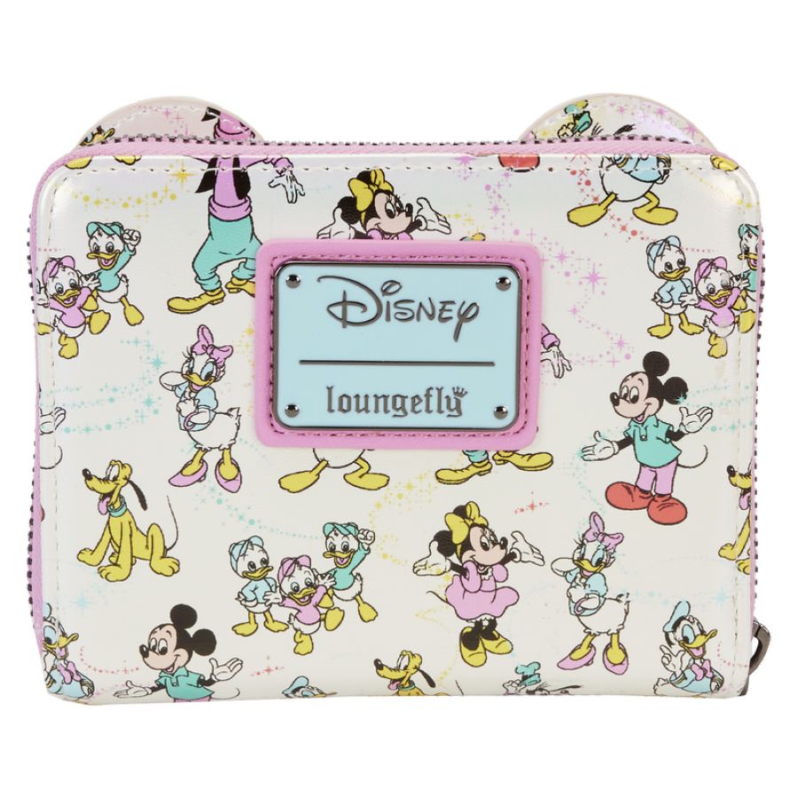 Disney100: Mickey Friends -Classic All-Over Print Iridescent Zip