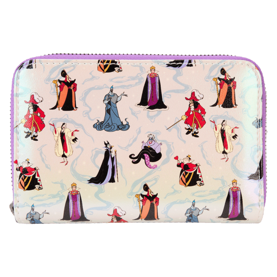 Disney Villans - Iridescent Zip Wallet