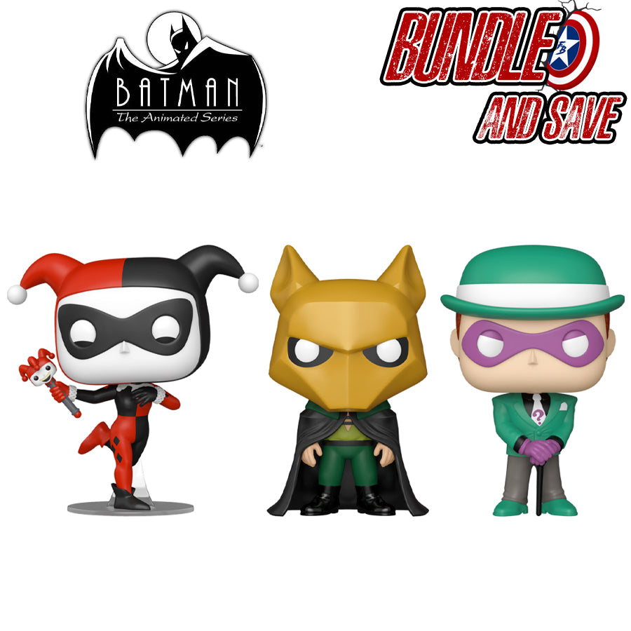 Batman Animated - Villains Pop! Vinyl Bundle (Set of 3)