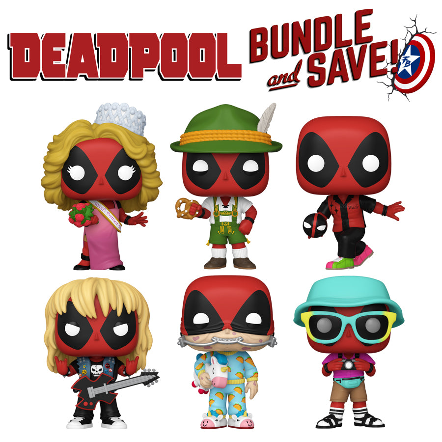 Funko Pop! Deadpool - Deadpool Shenanigans - Bundle (Set of 6)
