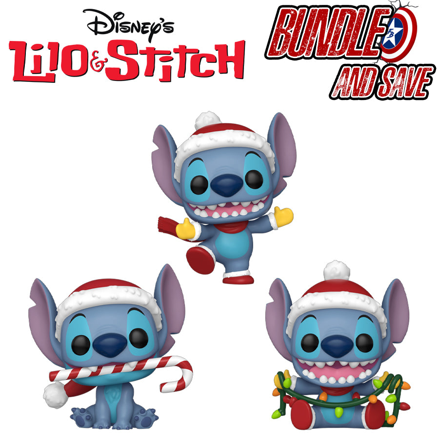 Lilo & Stitch - Aloha Holiday Pop! Vinyl Bundle (Set of 3)