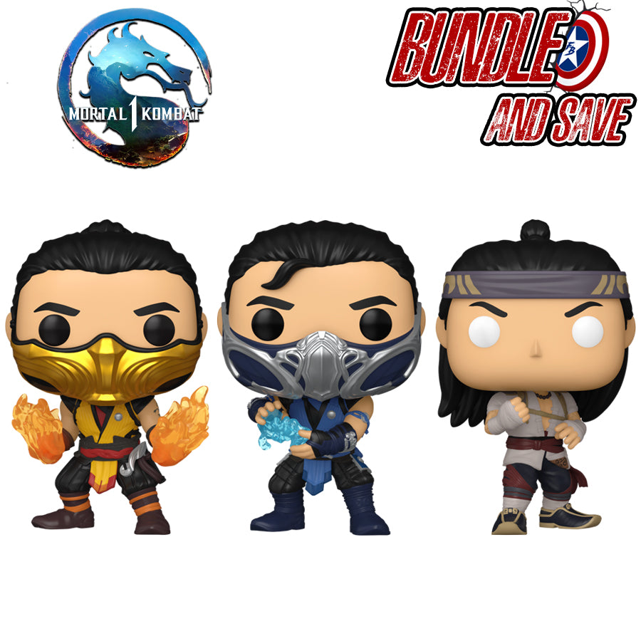 Mortal Kombat 1 - Elite Team Pop! Vinyl Bundle (Set of 3)