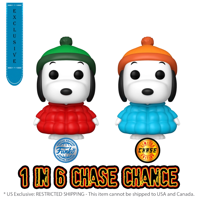 Peanuts - Snoopy in Coat US Exclusive Pop! Vinyl [RS] (CHASE CHANCE)