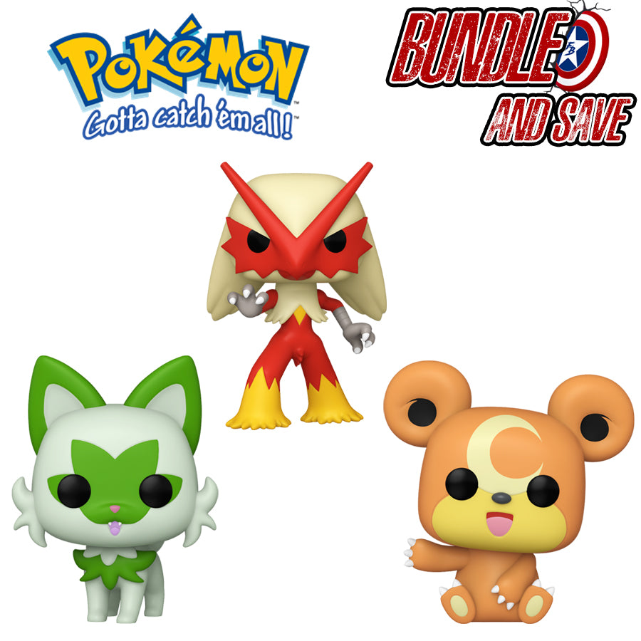 Pokemon - Trainer Set Pop! Vinyl Bundle (Set of 3)