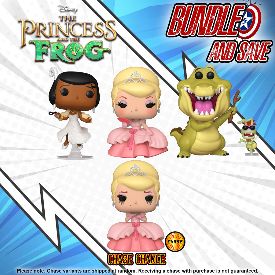 The Princess and The Frog - Pop! Vinyl Bundle (Set of 3) (CHASE CHANCE)
