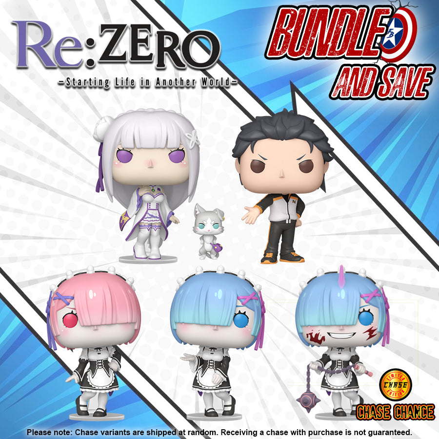 Re:Zero - Starting Life in Another World - Pop! Vinyl Bundle (Set of 4) (CHASE CHANCE)