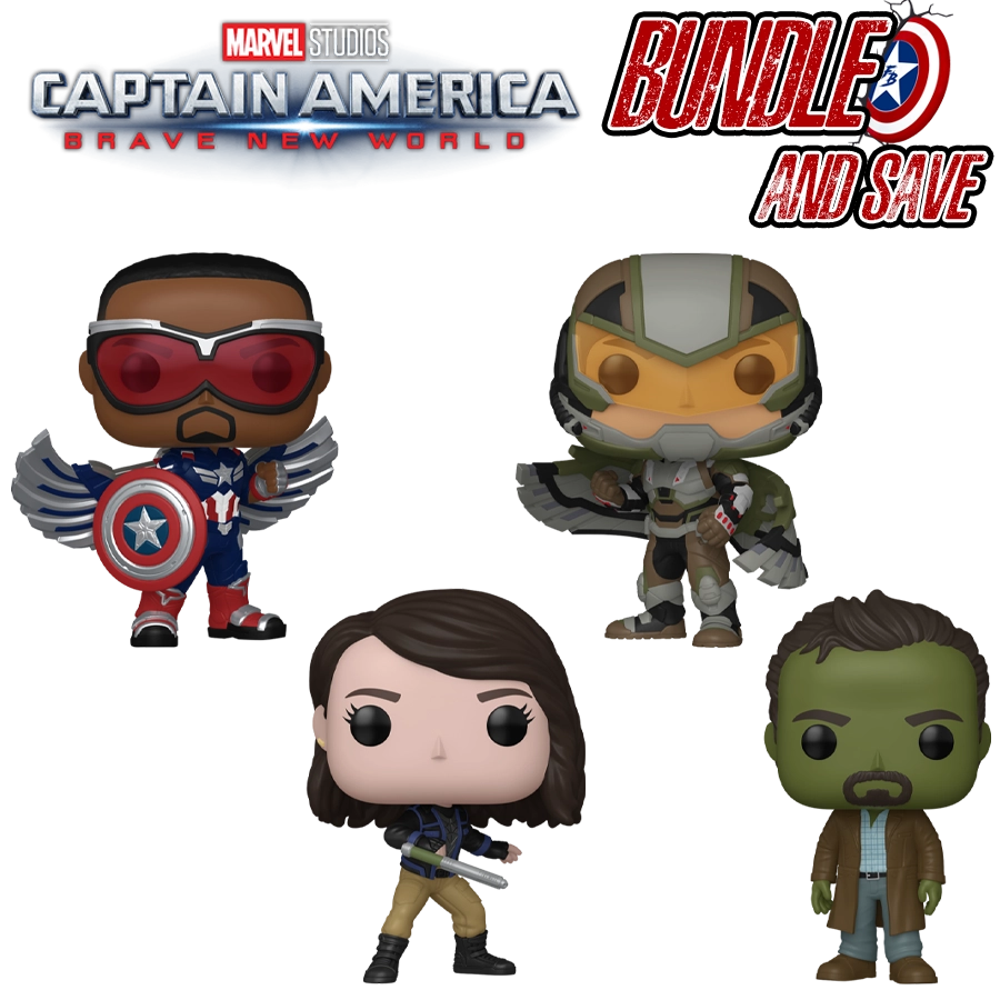 Captain America: Brave New World - Pop! Vinyl Bundle (Set of 4)