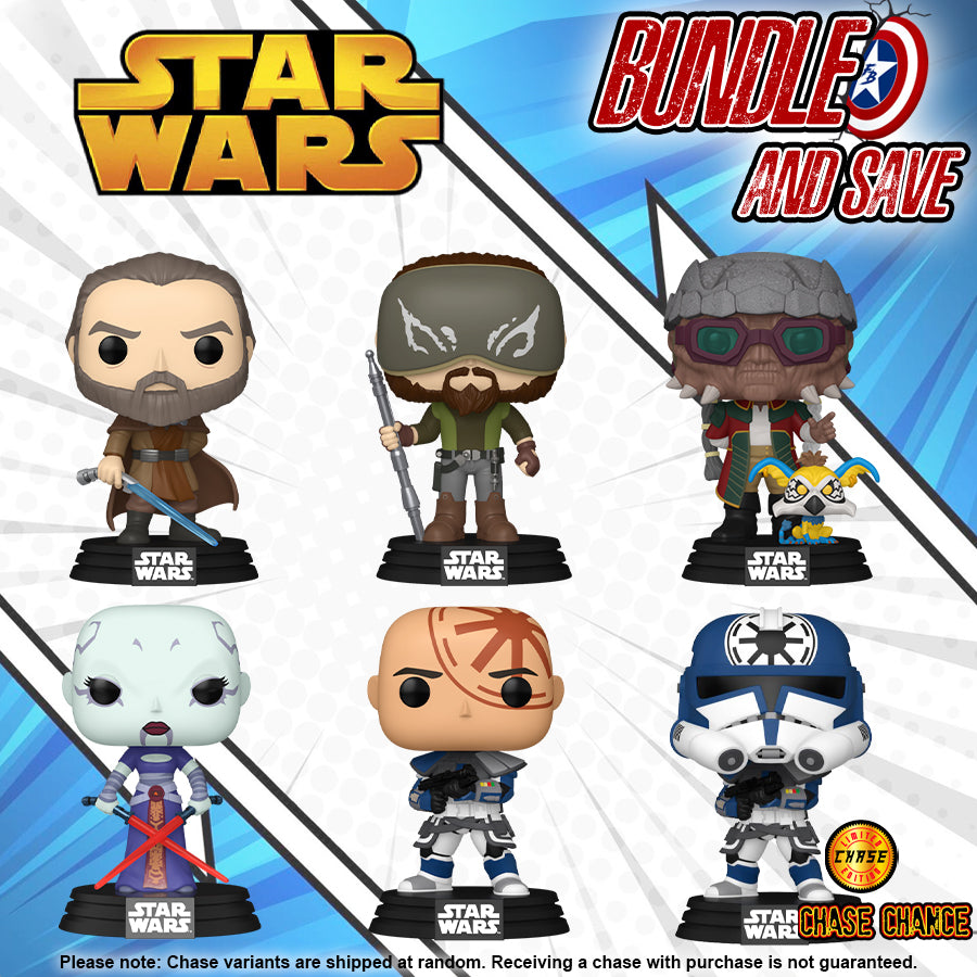 Star Wars: Clone Wars - Galaxy Pop! Vinyl Bundle (CHASE CHANCE)
