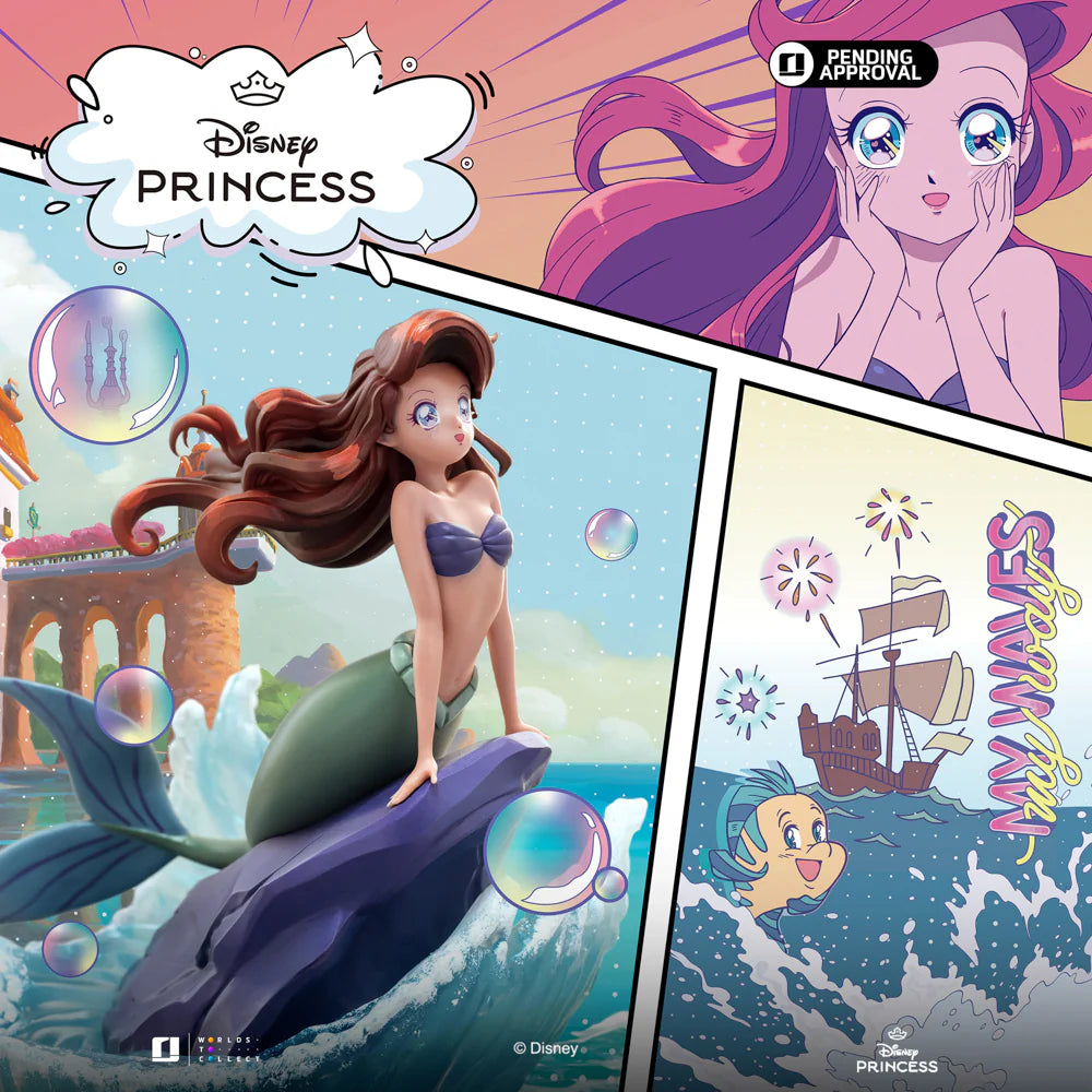 Iron Studios - Little Mermaid (1989) Anime Princess Ariel Statue