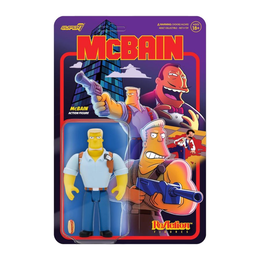 The Simpsons: McBain - McBain Reaction 3.75" Action Figure