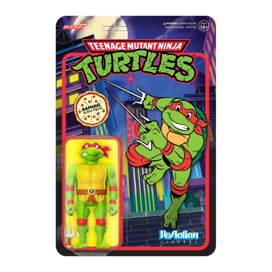 Teenage Mutant Ninja Turtles (TV'87) - Raphael Toon Reaction 3.75" Action Figure