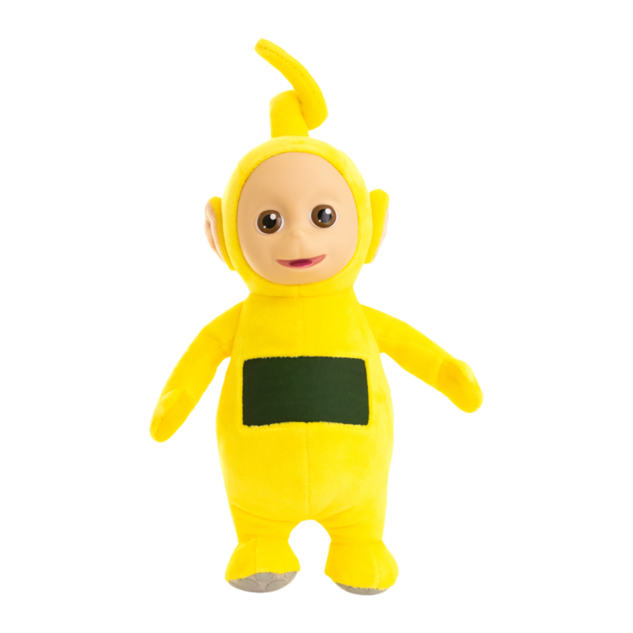 Teletubbies - Laa Laa 8'' Plush with Interactive Color Changing Belly Patch