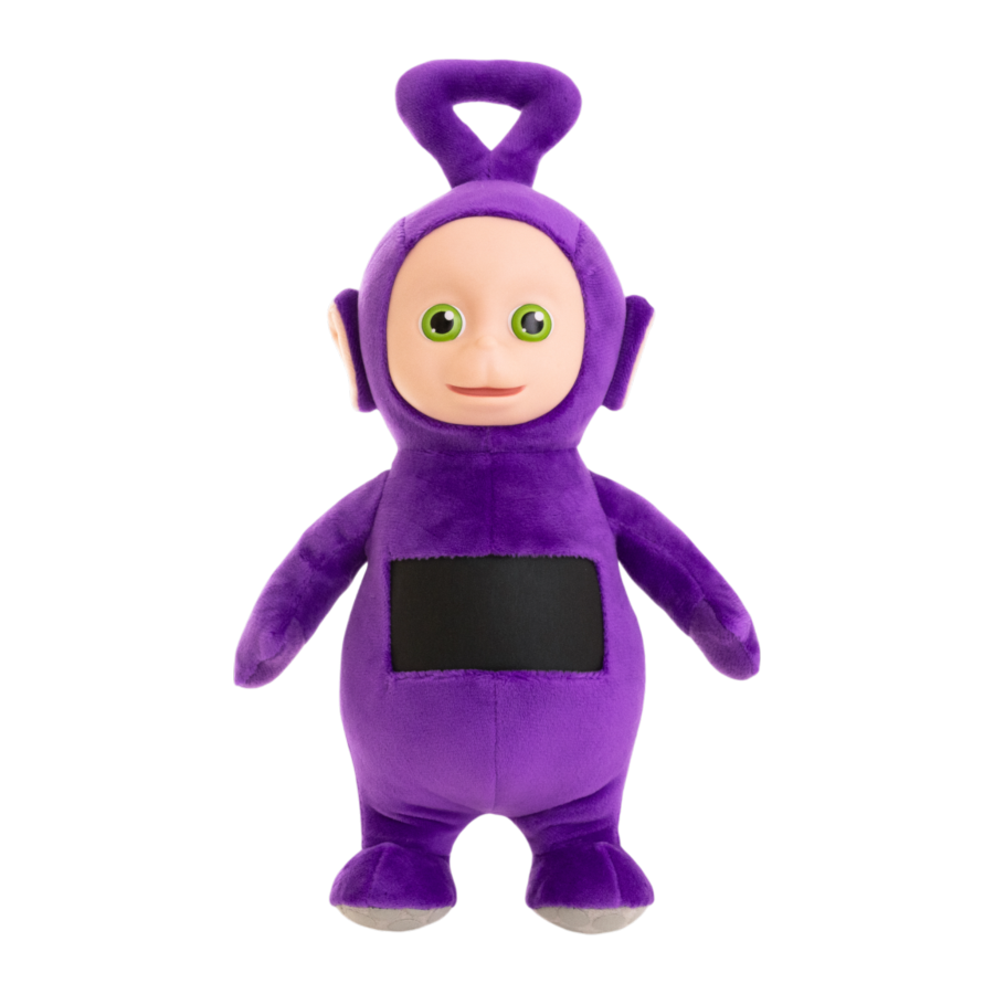 Teletubbies - Tinky Winky 8'' Plush with Interactive Color Changing Belly Patch