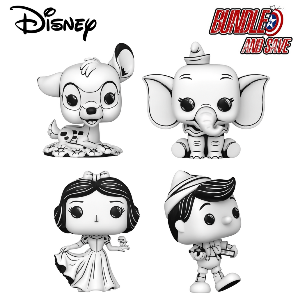 Disney - Sketched Pop! Vinyl Bundle (Set of 4)