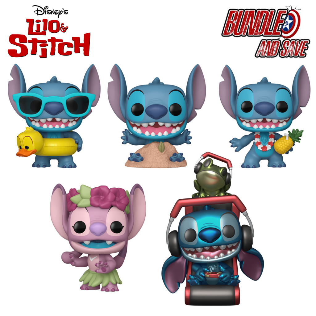 Lilo & Stitch - Aloha! Beach Day Pop! Vinyl Bundle (Set of 5)