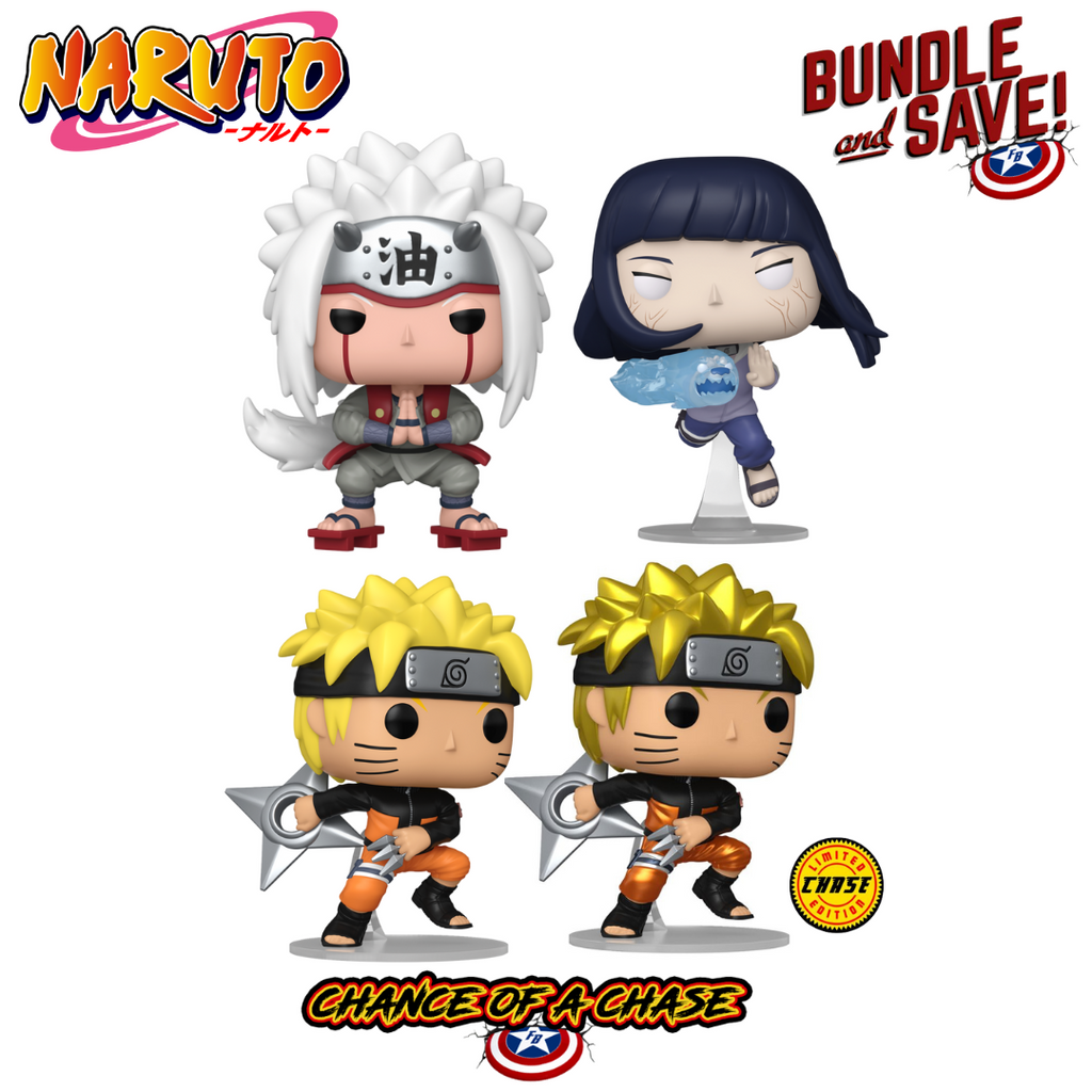 Naruto - Becoming a Warrior Pop! Vinyl Bundle (Set of 3) (CHASE CHANCE)