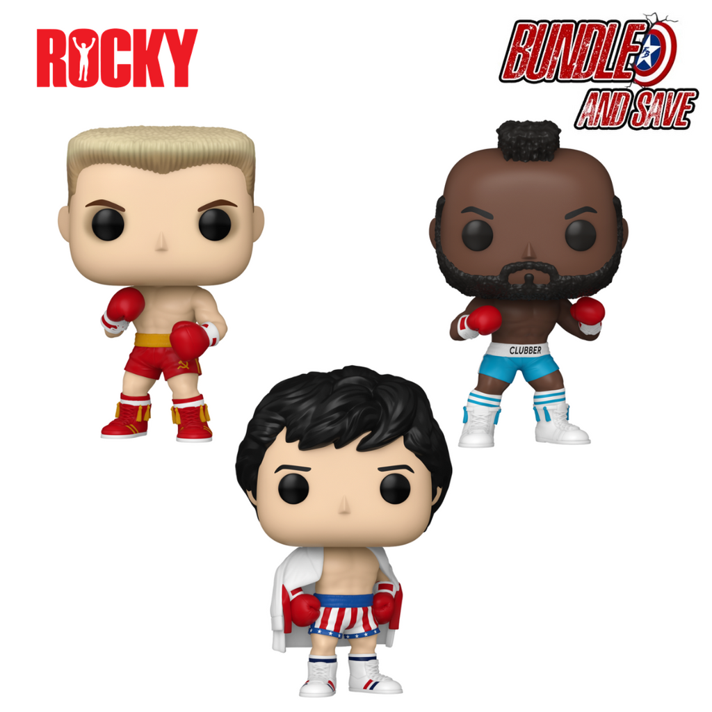 Rocky - The Champions Pop! Vinyl Bundle (Set of 3)