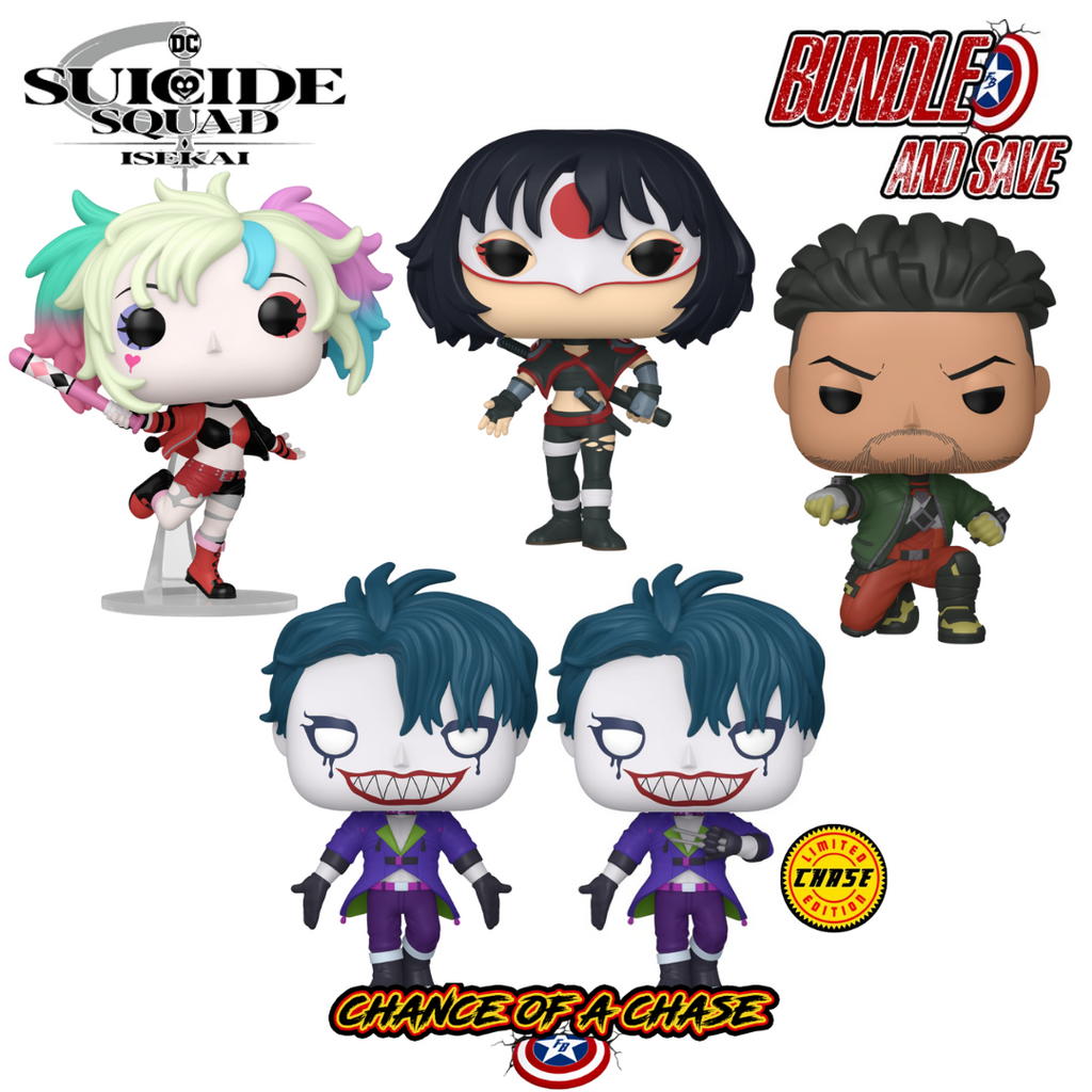 Suicide Squad - Isekai Pop! Vinyl Bundle (Set of 4)