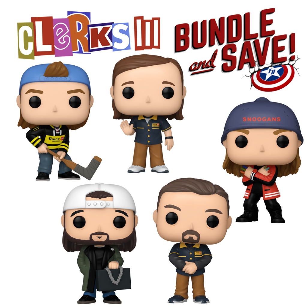 Clerks III Funko Pop! Movies Complete Set (5)