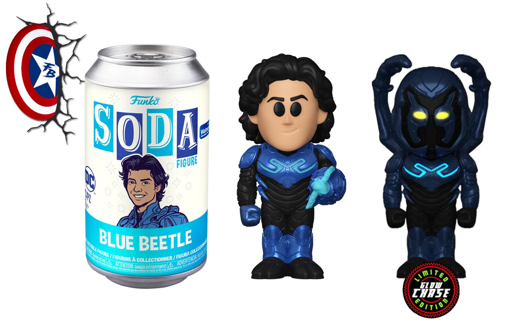 Blue Beetle (2023) - Blue Beetle Unmasked Vinyl US Exclusive Soda [RS]