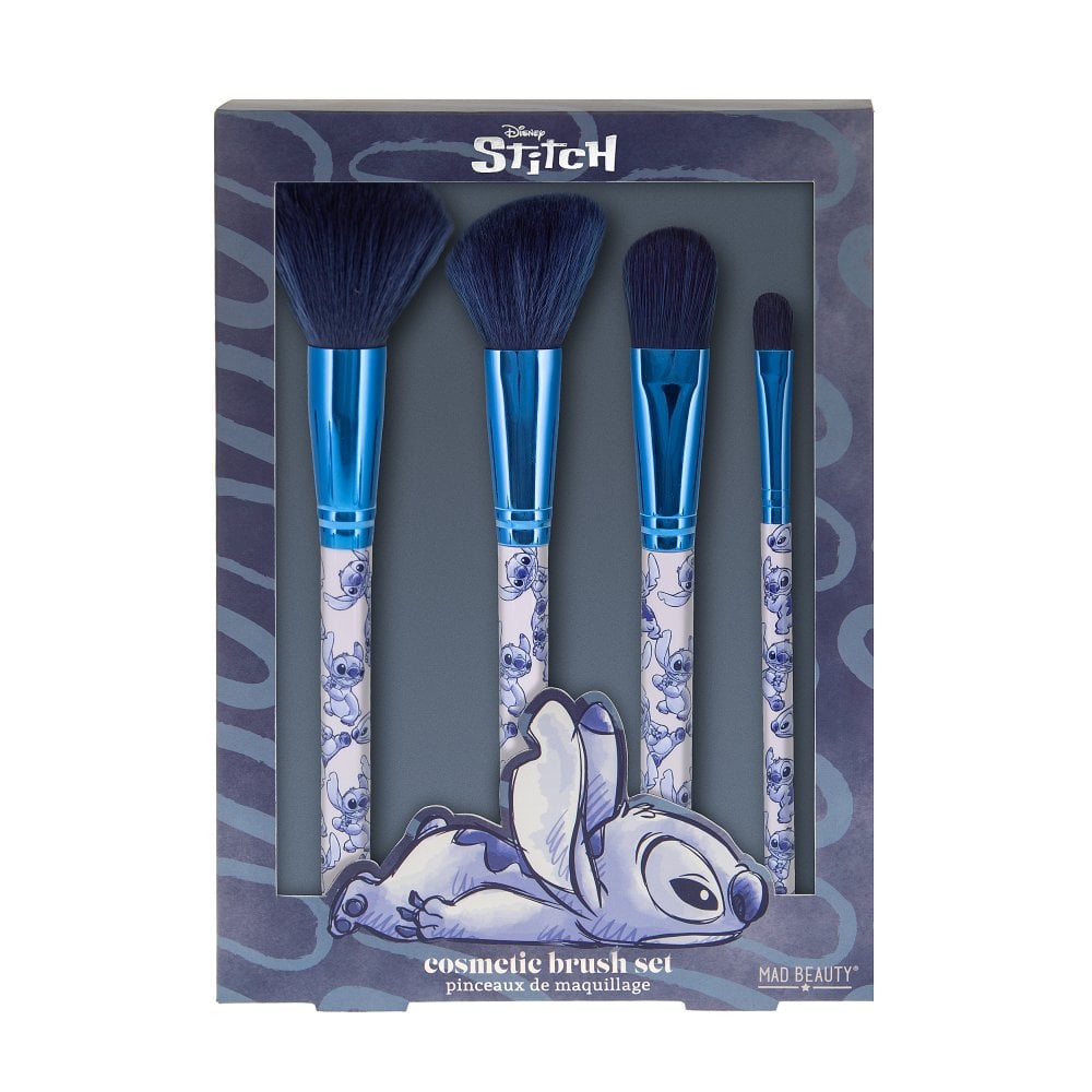 Mad Beauty - Disney Stitch Denim Cosmetic Brush Set