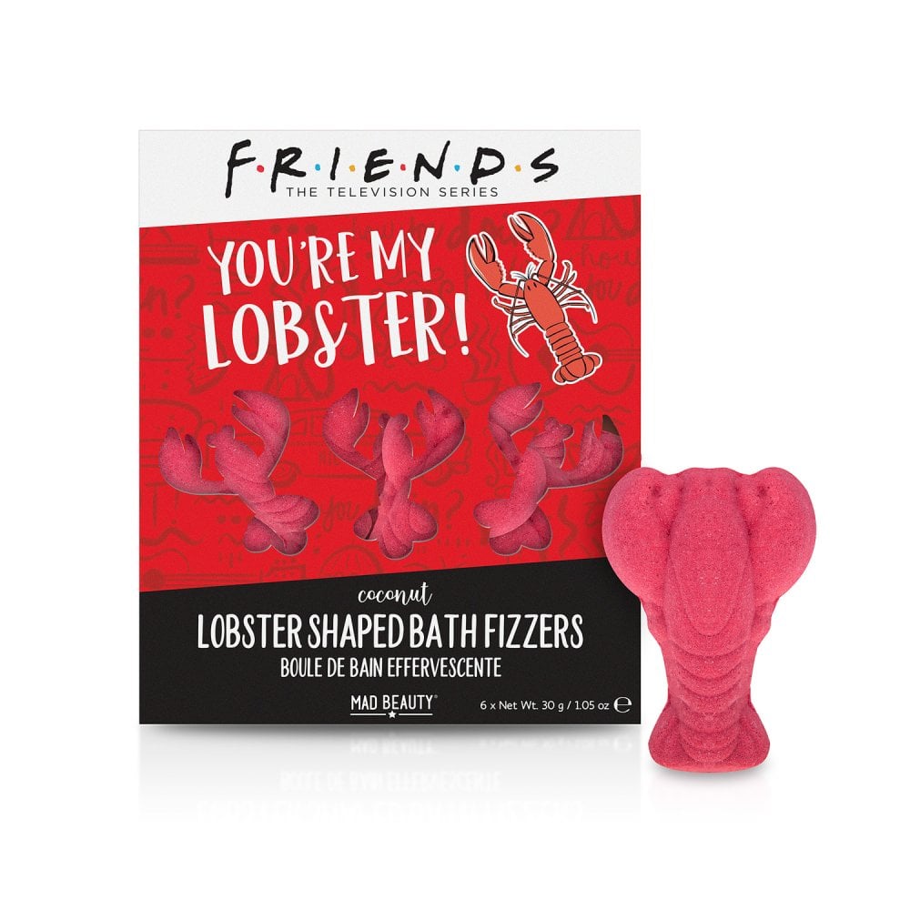 Mad Beauty - Warner Brothers Friends Lobster Bath Fizzers (Pack of 6)