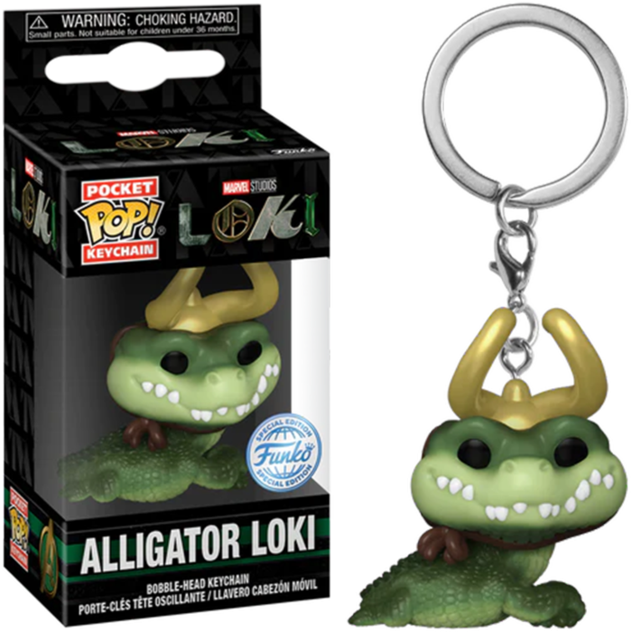 Loki (TV) - Alligator Loki US Exclusive Pop! Keychain [RS]