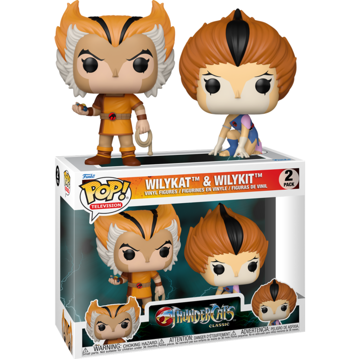 Thundercats - Wilykat & Wilykit Pop! Vinyl 2-Pack