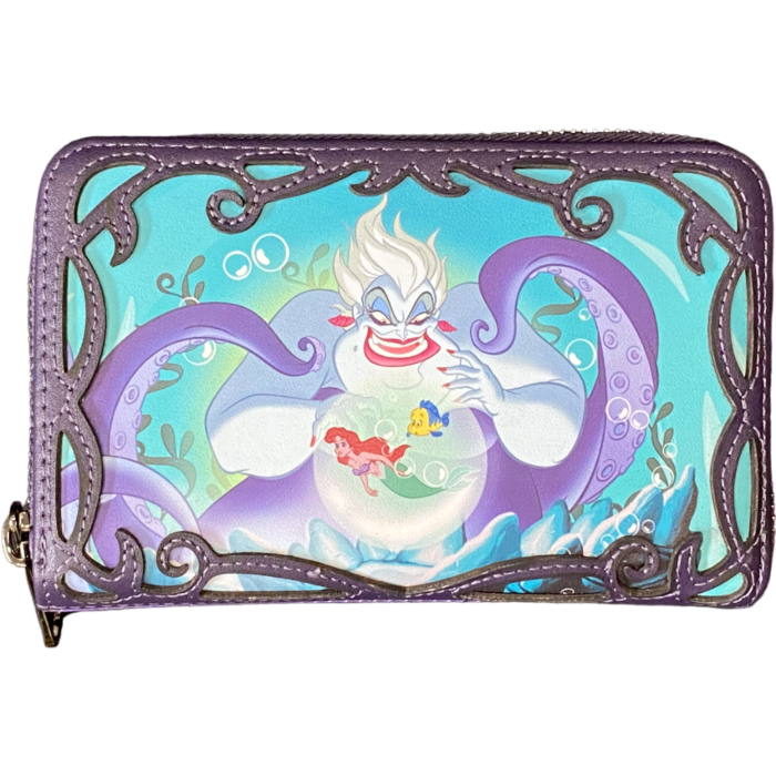 Disney Villains - Ursula Stories 4" Faux Leather Zip-Around Wallet