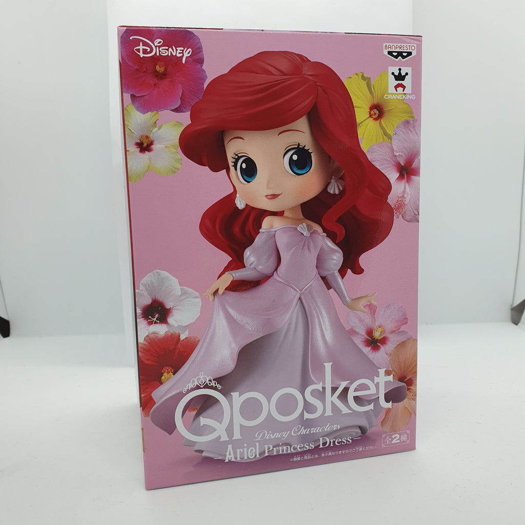 Disney - Q Posket Ariel Pink Dress Figurine