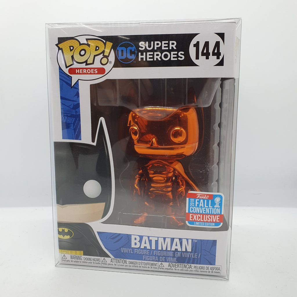 Batman Figures Batman Orange Chrome Pop Batman Chrome Orange