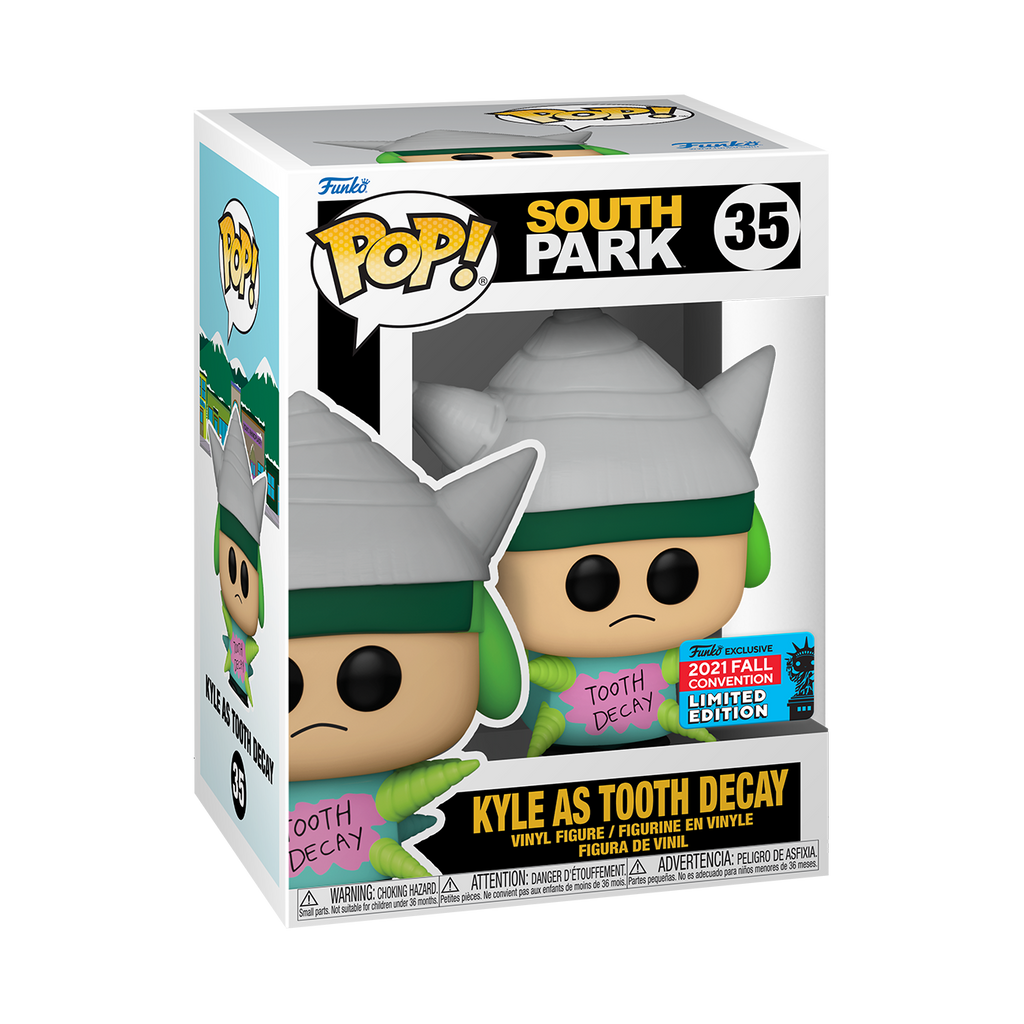 South Park - Kyle as Tooth Decay 2021 Festival of Fun Pop Vinyl