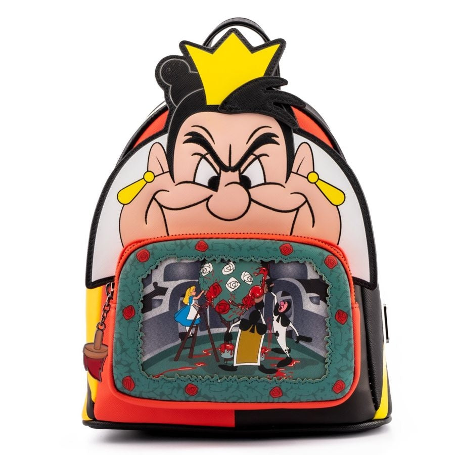 Alice in Wonderland - Villains Scene Series Queen of Hearts Loungefly Mini Backpack