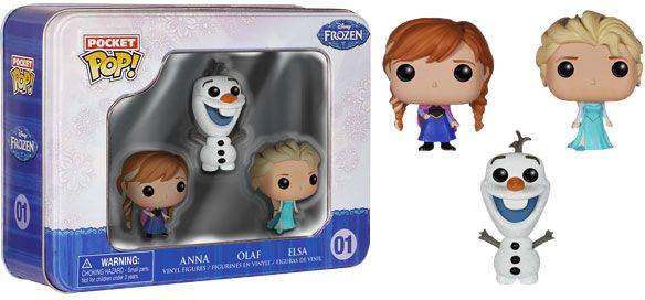 Frozen - Elsa, Anna & Olaf Pocket Pop! 3-Pack Tin