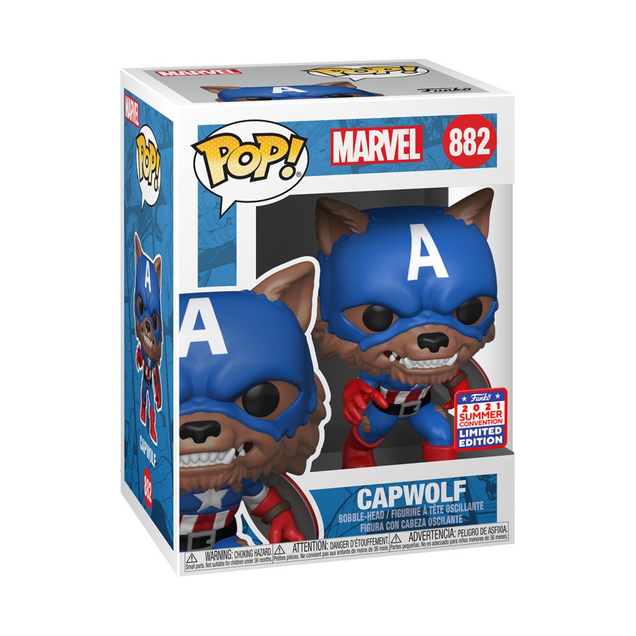 Captain America - Year of The Shield: Capwolf SDCC 2021 US Exclusive Pop! Vinyl