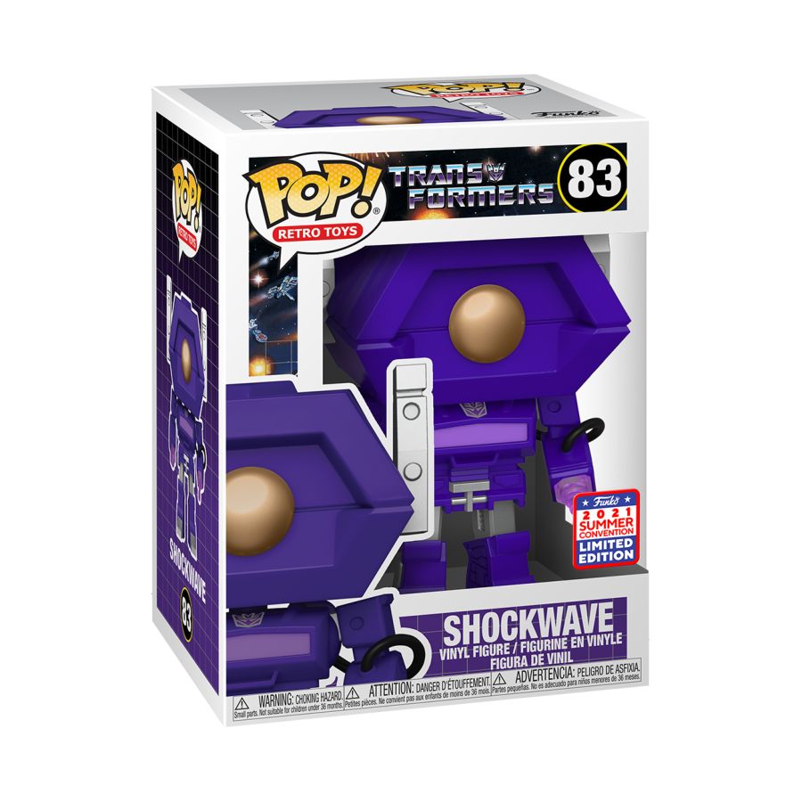 Transformers - Shockwave SDCC 2021 US Exclusive Pop! Vinyl