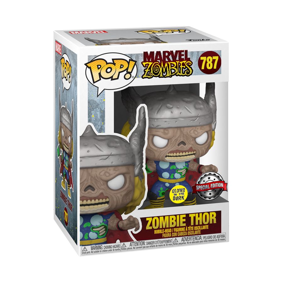 Marvel Zombies - Thor Glow US Exclusive Pop! Vinyl [RS]