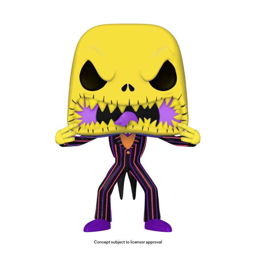The Nightmare Before Christmas - Jack Skellington Scary Face Black Light US Exclusive Pop! Vinyl [RS]